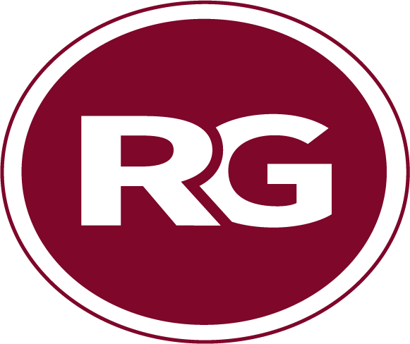 RG Heating, Cooling & Plumbing - Maroon Logo Icon